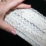 Vintage Ruffled Layered Lace .. Ivory - Beige .. 2..